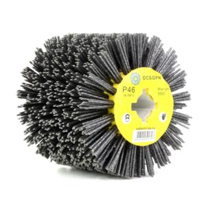 Щетка валик Д110+100+19, ворс полимер абразив P46 (код 6 081)