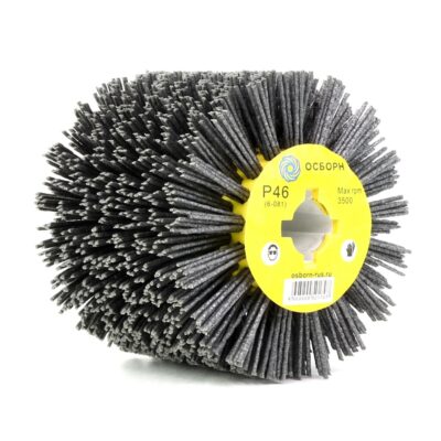 Щетка валик Д110+100+19, ворс полимер абразив P46 (код 6 081) Щетка валик Д110+100+19, ворс полимер абразив P46 (код 6 081)