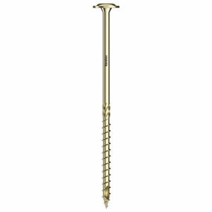 Тарельчатая головка, сталь с желтой оцинковкой