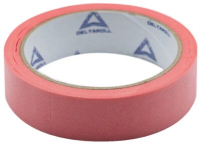 Слабоклеящаяся малярная розовая для деликатных поверхностей Deltaroll,