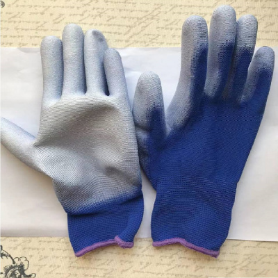 Перчатки пу синие Перчатки пу синие