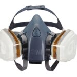 Полумаска силиконовая ЗМ 7502 в КОМПЛЕКТЕ фильтр 6051 (1шт)