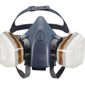 Полумаска силиконовая ЗМ 7502 в КОМПЛЕКТЕ фильтр 6051 (1шт)